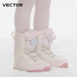Professional Children's Ski Shoes Warm Waterproof Snowboard Boots Non-slip Leather Breathable Snow Ski Boots Ski Equipment