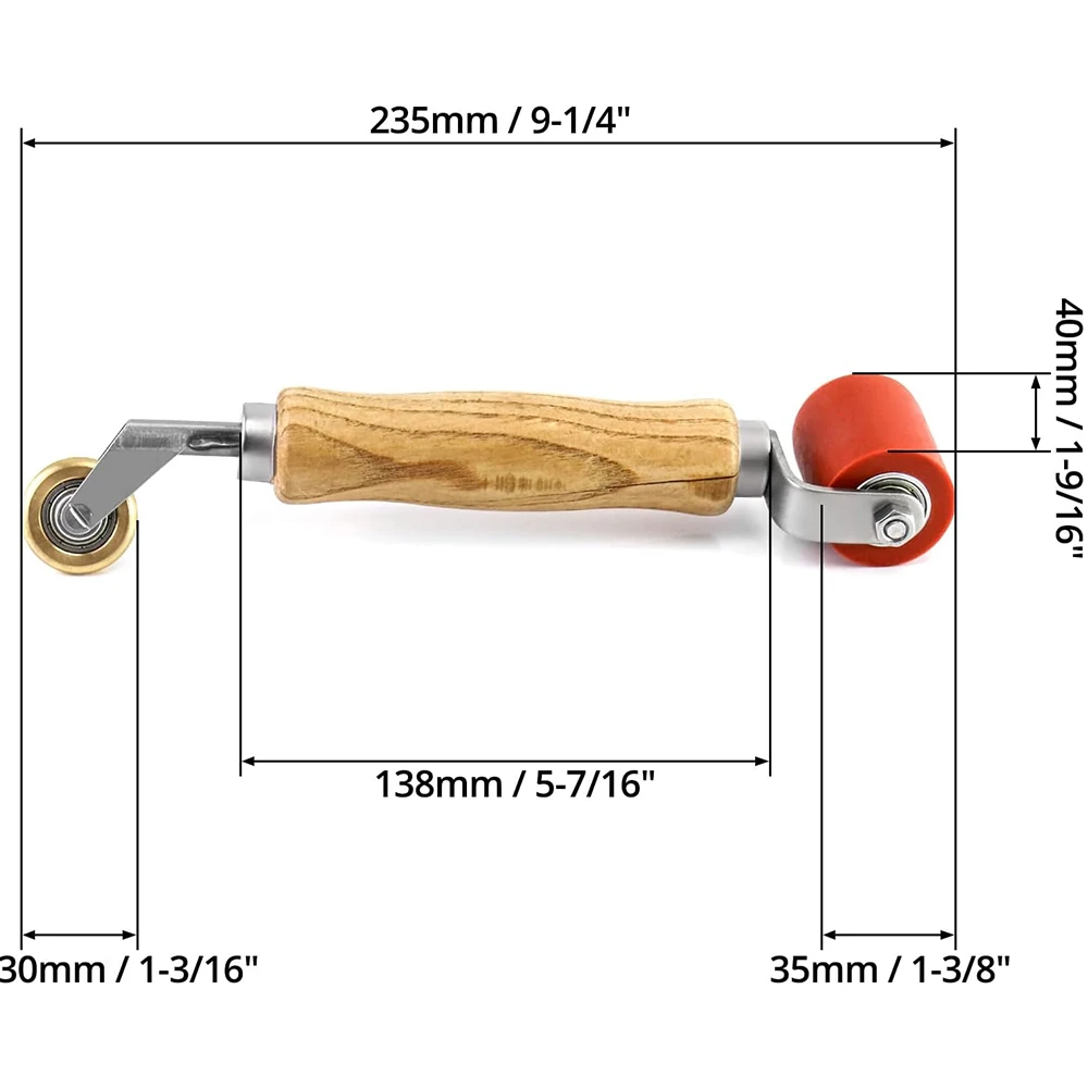 Welding Handheld Roller 40mm Silicone Seam Roller High Temperature Resistant for PVC/TPO/EPDM Welding Tools Accessories 3
