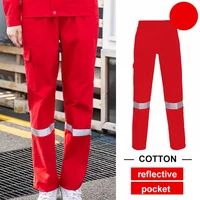 Men's High Visibility Reflective Work Pants