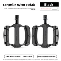 Pédales de vélo en nylon à 3 roulements WEST BIKING, pédales antidérapantes pour route/VTT 1