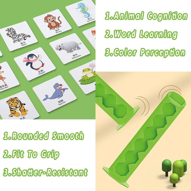 Children Board Party Game Animal Logical Reasoning Thinking Training Parent-Child Interaction Desktop Puzzle Toys For Kids Gift