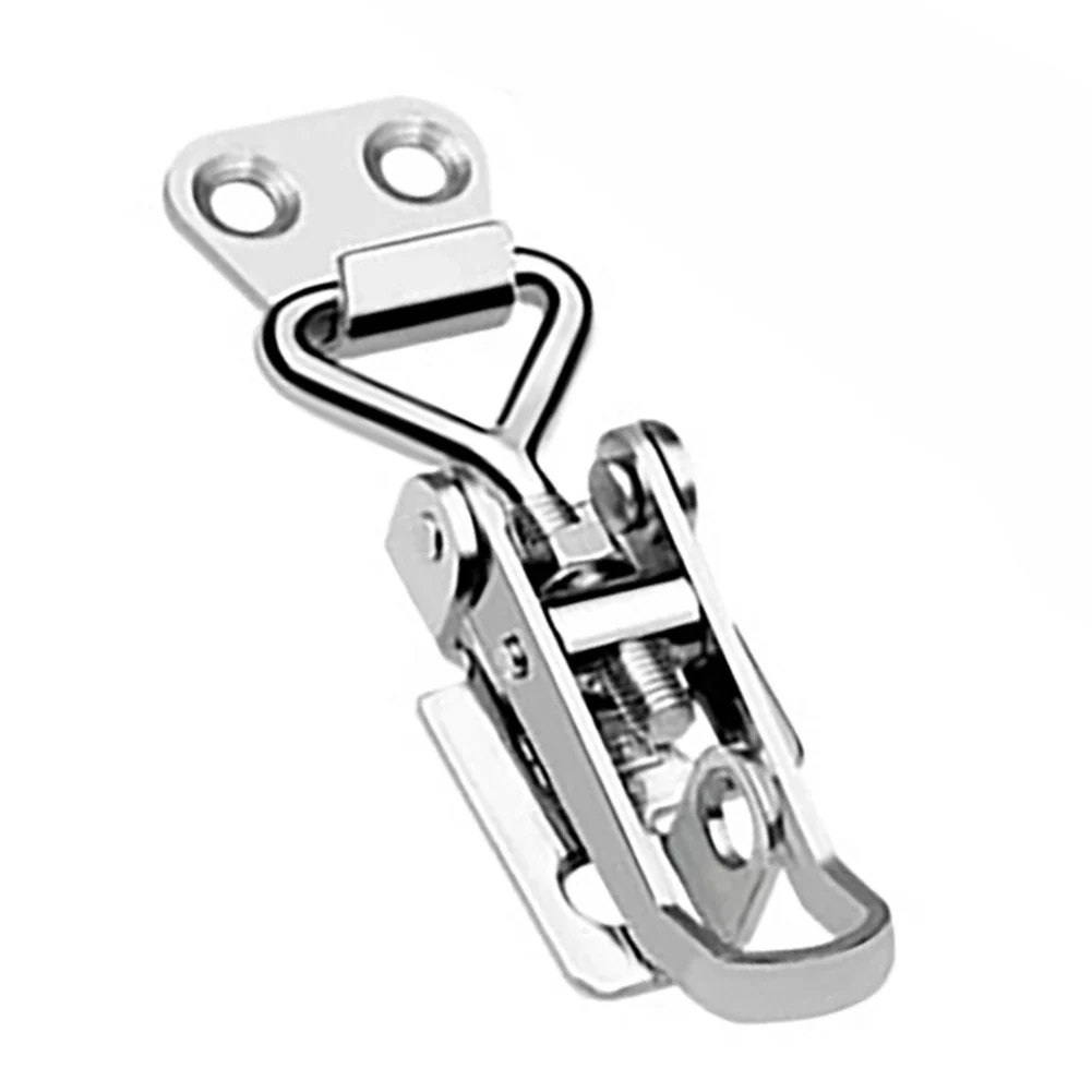 Durable Lever Lock Hasp Hasp Lock Latch 38-50mm Adjustable Corrosion Resistance Polished Stainless Steel