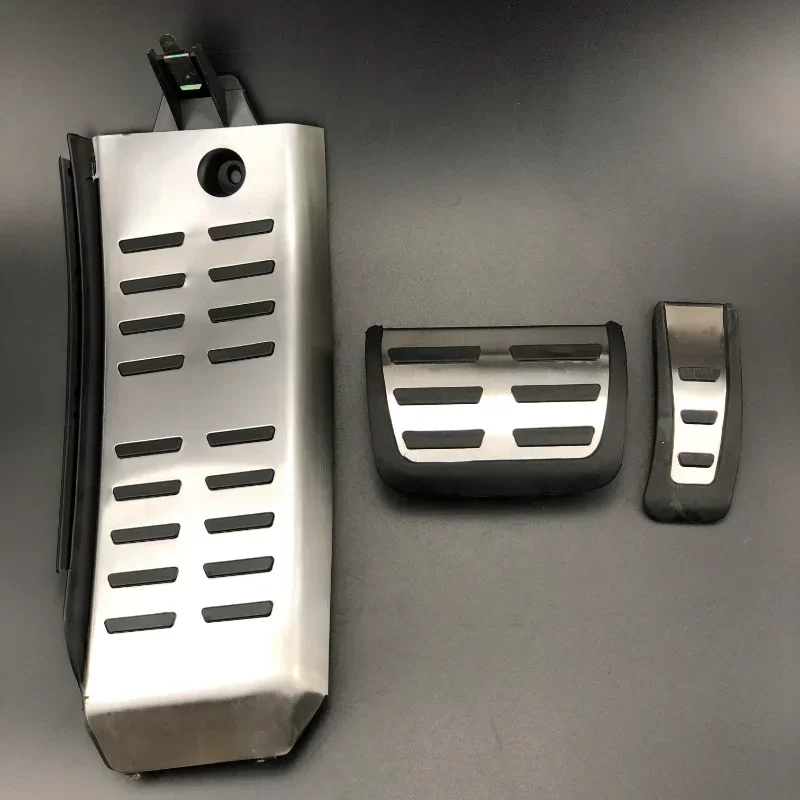 Accelerator Brake Clutch Footrest Pedal for Audi A6 (4F) C6 S6 2008-2012 Automatic Stainless Steel Modified Pad car accessories,car pedals