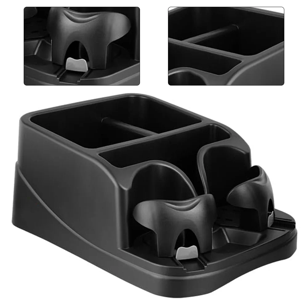 센터 콘솔 차량용 정리함 (음료 홀더, 스마트폰, 책 수납함 포함) 및 뒷좌석 수납함