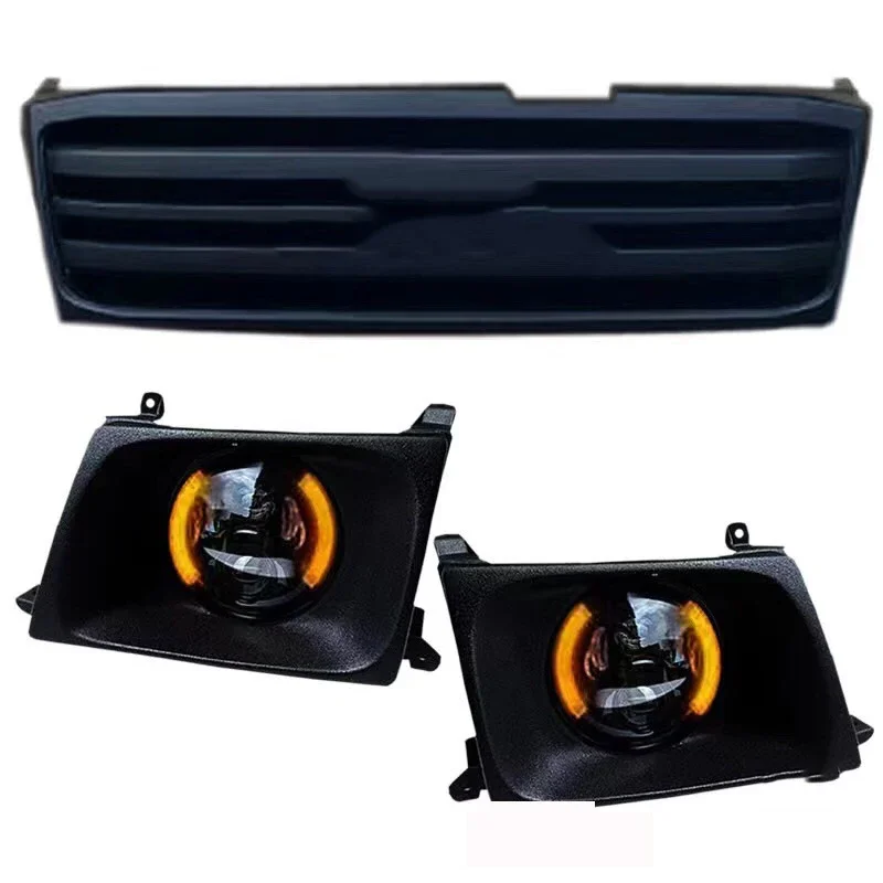 

LED headlight Retro For Toyota LC100 TURN SIGNAL LAMP Headlamp Assembly Grille LC100 Headlamp 4500 4700 Grille Car accessories