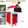 Vertical Jewelry Laser Welding Machine with CCD 200W for Jewelry Gold/Jewelry/Sliver/Jewellery/Rings YAG Laser Red Spot Welder 1