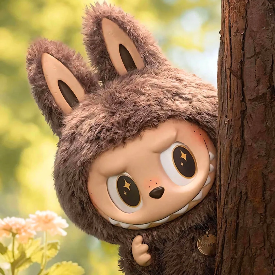Cute Labubu V1 Vinyl Doll Keychain