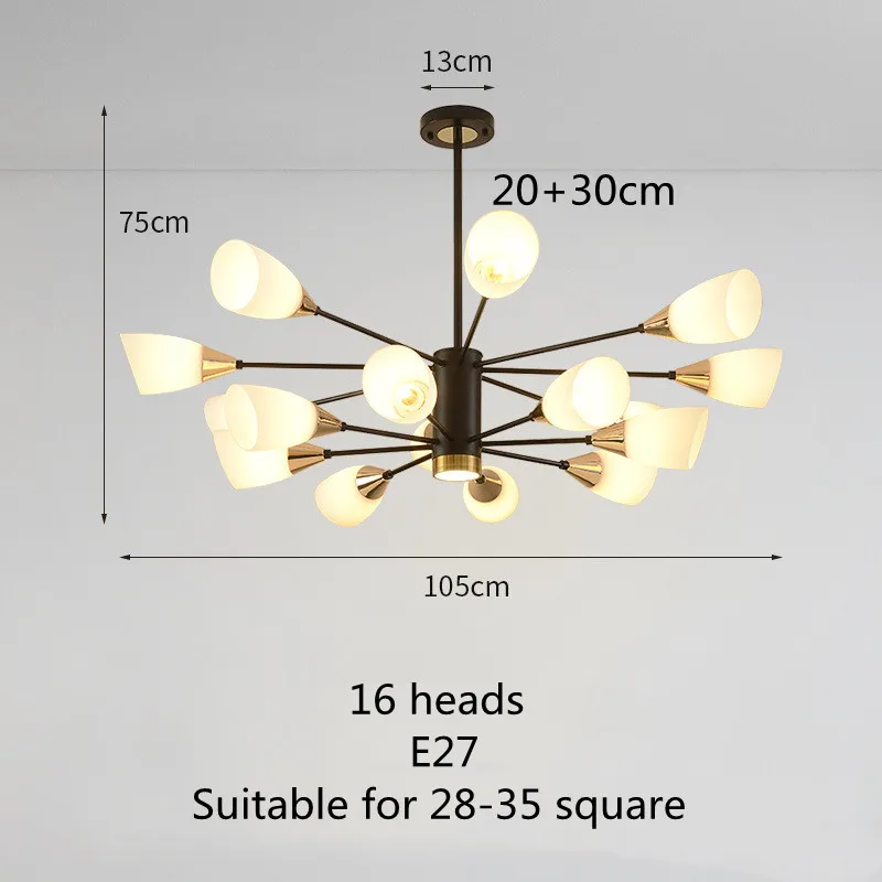 Sala de Estar Sala de Jantar Nordic Quarto Lustre Pós-luz Moderna Luxo Moderno Criativo Minimalista Atmosférica Led 17 Computers & Electronics