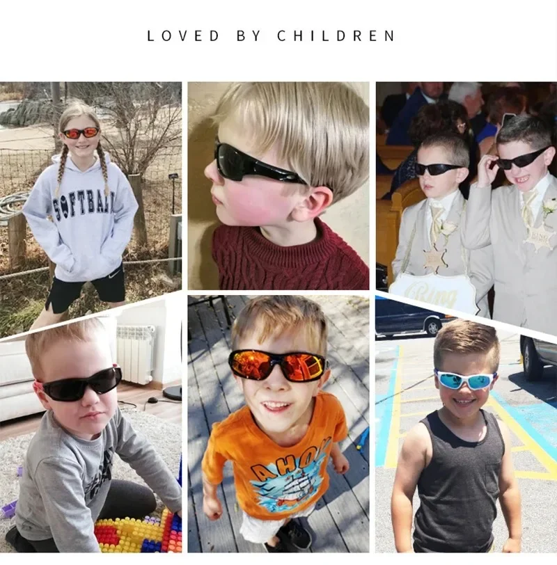 Occhiali Da Sole Polarizzati Bambini - Sportivi UV400 Per Bici E Baseball - Foto 7