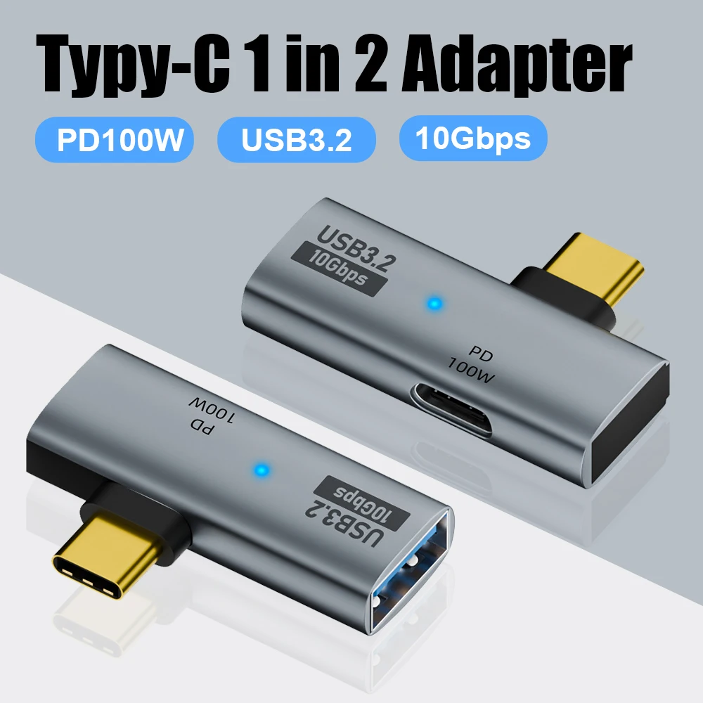 USB C Audio & Charging Adapter with PD100W Fast Charging Capability