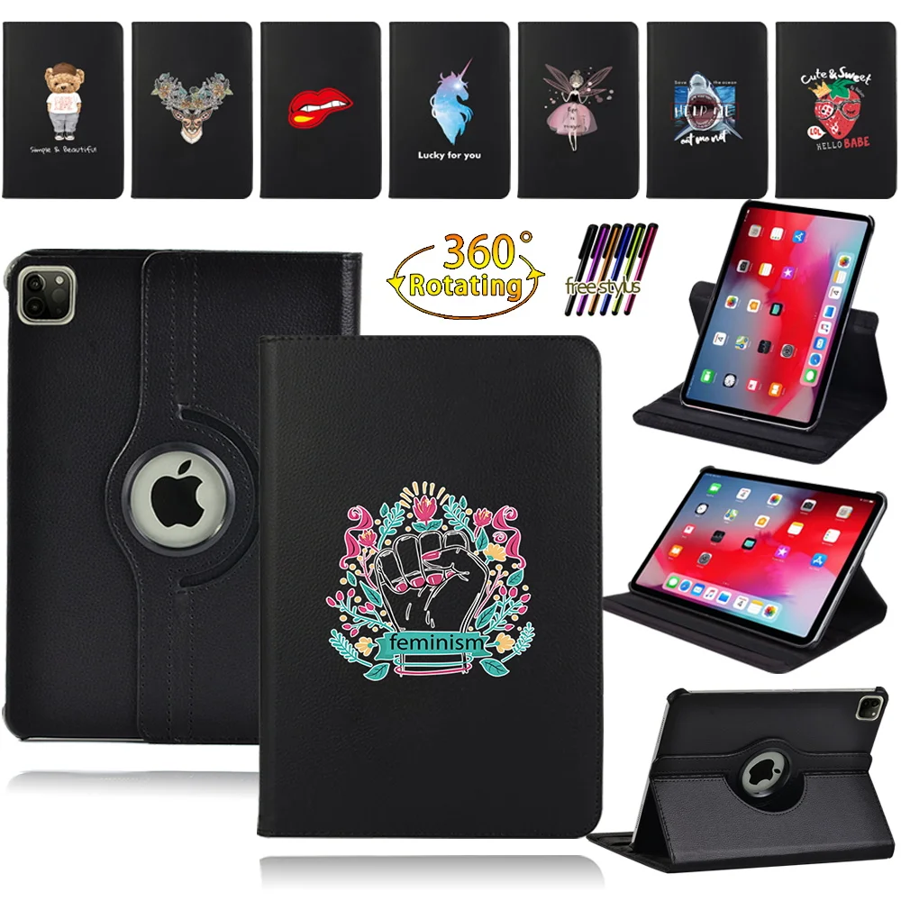 Custodia In Pelle Per Sveglia Automatica A 360 Gradi Per Apple Ipad Air 1/2 9.7 "/Air 3 10.5" 2019/Air 4 10.9 "/Air 5 Custodia Per Tablet Intelligente