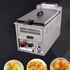 Commercial lpg gas chicken chips frying machine restaurant deep fryers for sale 4