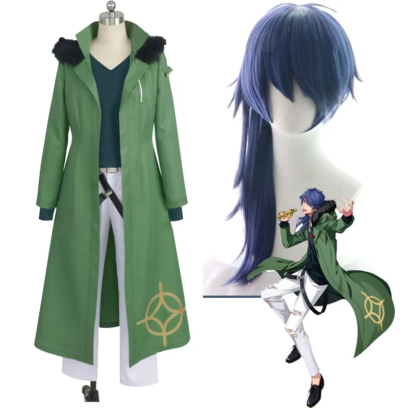 

Костюм для косплея крисугава из разделения «рэп битва», тренчкот с гипнозом и микрофоном для косплея, аксессуары для парика