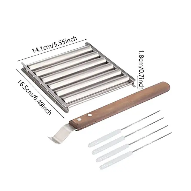 Hot dog grill set