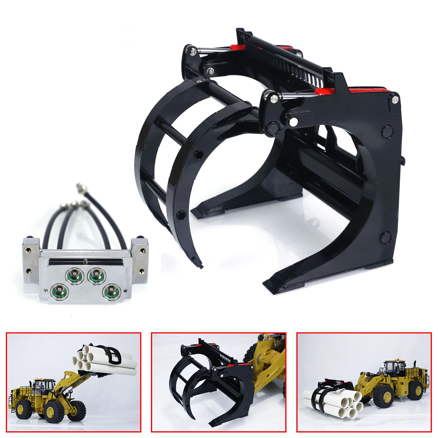 Kabolite Ricambio 1/14 Morsetto Corto Idraulico Accessori Per Connettori Rapidi Per Giocattoli K988 100S Caricatore Rc Parte Thzh1793