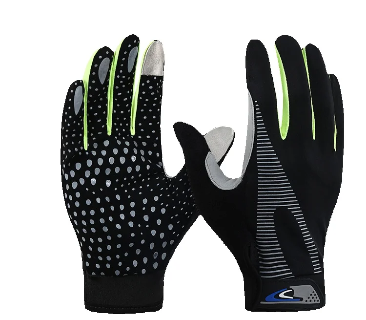 Ice Silk Full Sunscreen Summer Outdoor Sports Fishing Bicycle Motorcycle Two Finger Touch Screen Riding Gloves_voghion.com