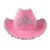 Crown Pink West Cowboy Hat Western Cowgirl Stetson Women Girls Feather Edge Shiny Sequins Tiara Cowgirl Hats Party Fedora Caps 7