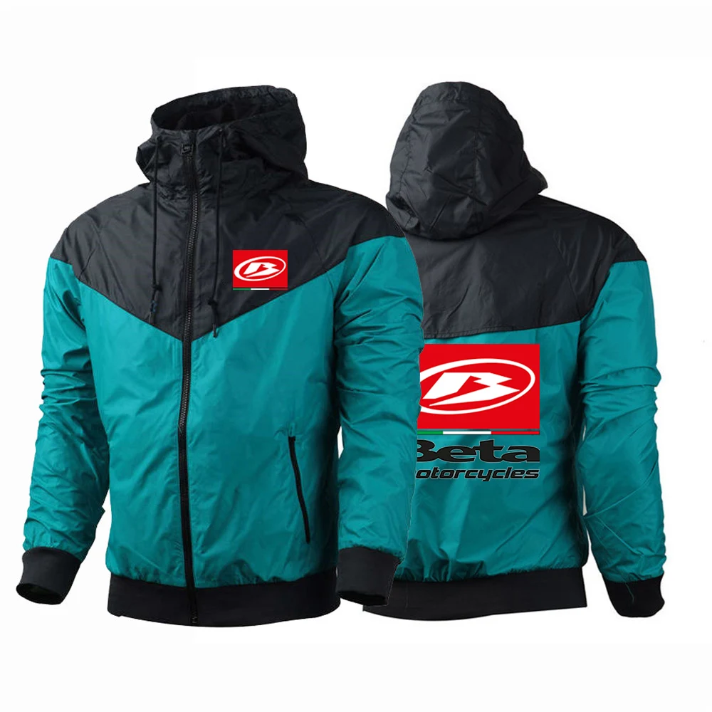 Men Five Color Windbreaker Jacket Zipper Tops