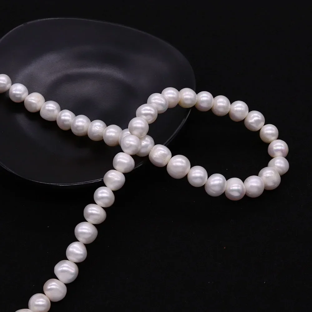 AAA 100% Natural Freshwater Pearl Creative Fine Jewelry Accessories Fashion Women DIY Necklace Bracelet Studs Jewelry 6-8mm
