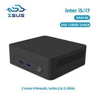ZSUS i5 i7 Mini PC Intel Celeron Desktop Gaming Computer 8GB 16GB 128GB 256GB DDR4 USB3.0