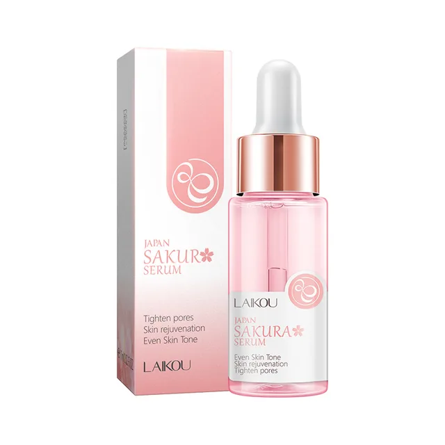 LAIKOU Serum Japan Sakura Essence Balance Grease  Hyaluronic Acid Pure Brightening Rejuvenation Skin Care Face Serum - Image 6