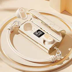 Wireless Fitness Smart Earbuds with Real - Time Noise Cancellation and Touch Control (No translation)