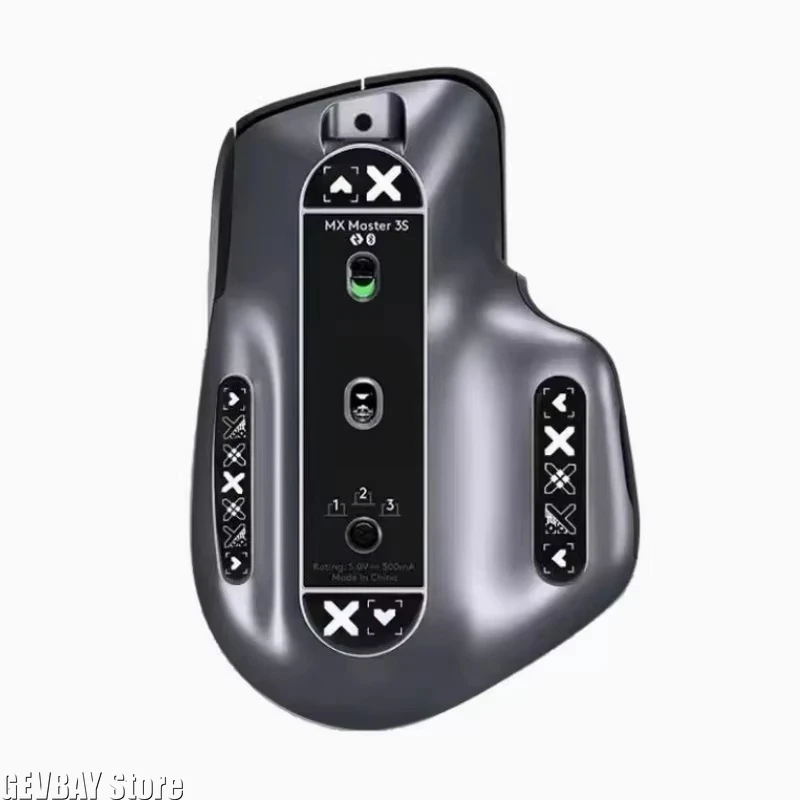 Logitech MX Master 3/3s용 유리 마우스 스케이트 마우스 피트 패드 부드럽고 내구성이 뛰어난 슬림 2.5D 곡선 가장자리 마우스 액세서리