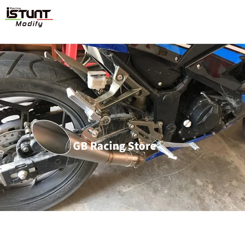 Universal R6 motorcycle exhaust pipe Silencer muffler sports for R6 R3 R1 FZ6 CB600 MT07 ATV Dirt Pit Bike 38-51mm - Image 3