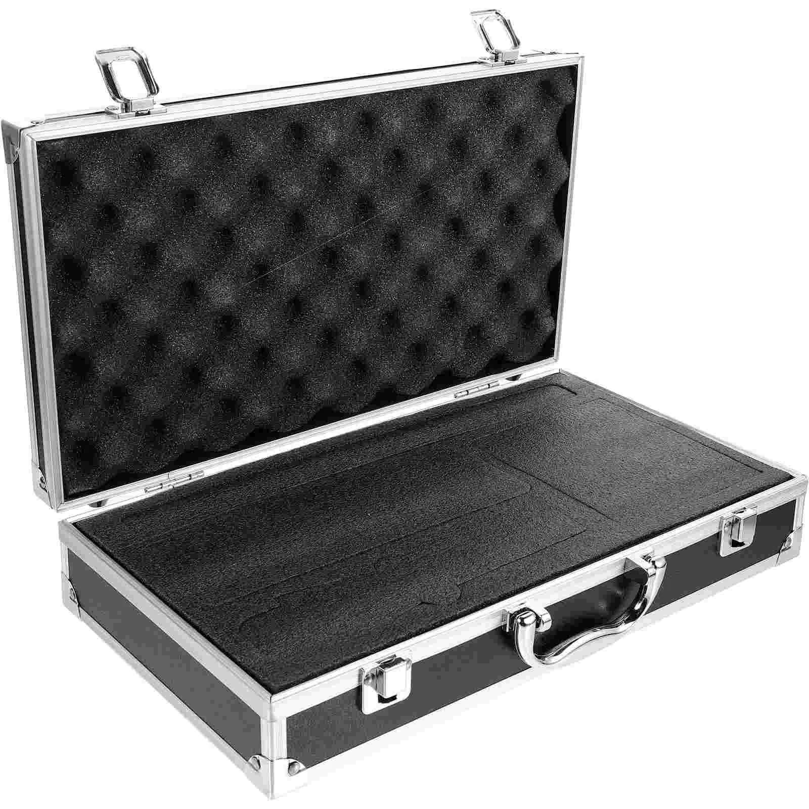 

Case Foam Hard Mic Customizable Carrying Shell Storage Microphone Interior Locking Ideal Wireless