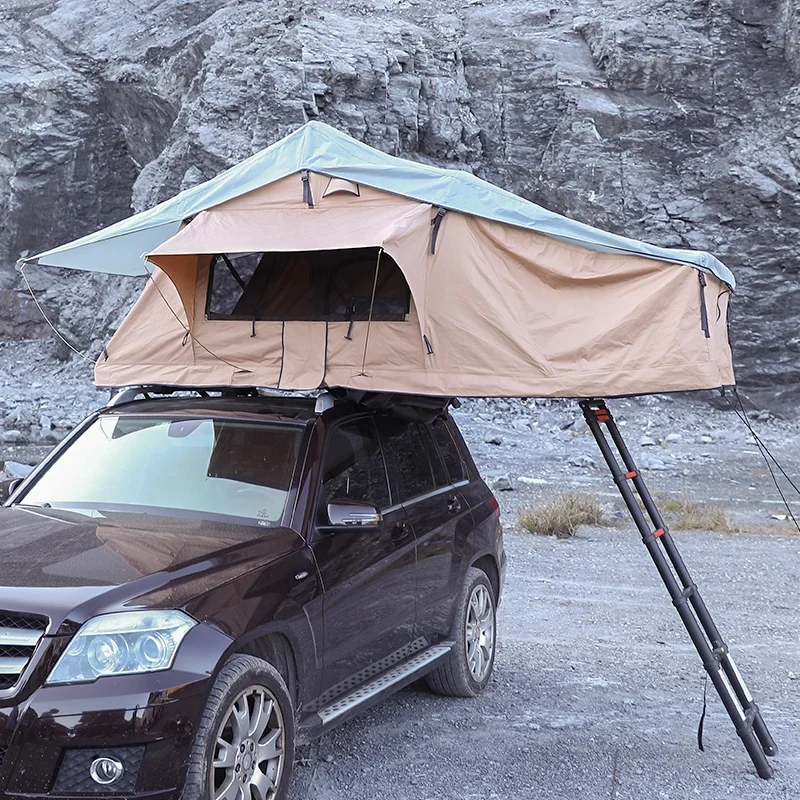 

Y Ronix SL19 2023 New Design Large Waterproof 4 Person Outdoor soft Shell Camping Car Roof Tent