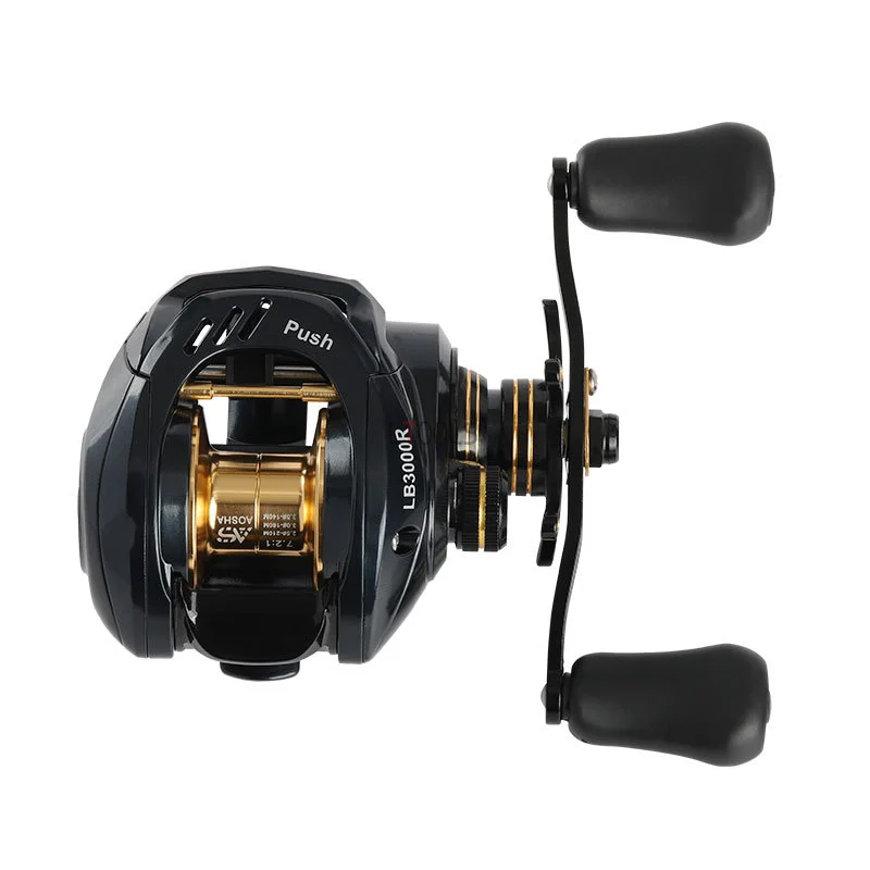 Spinning Reel Light Weight Spool Gear Ratio 7.2 1 with Drag Clicker  Baitcasting Reel High Speed Fishing Reel 120M Fishing Line