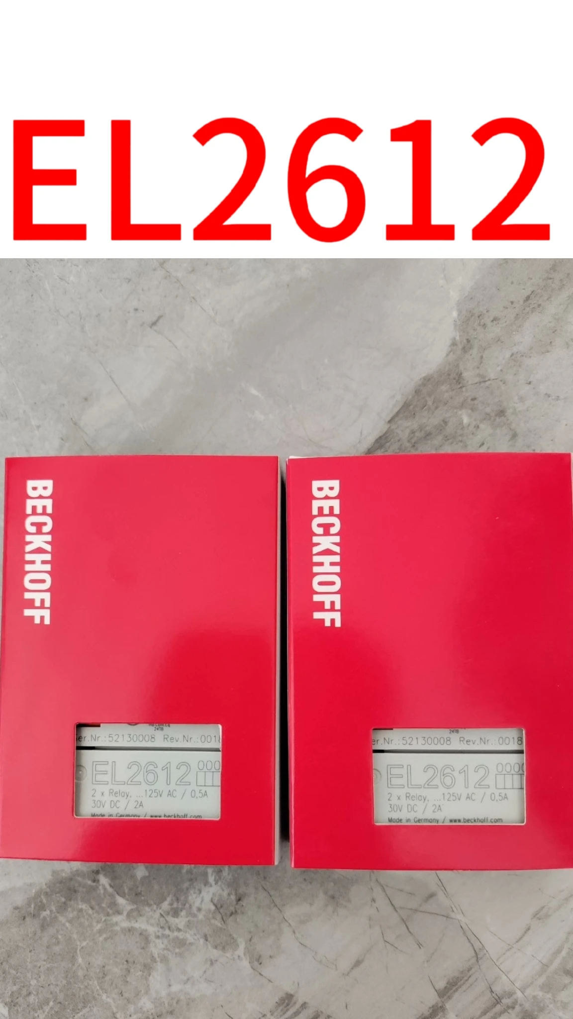 

Second-hand EL2612 test ok