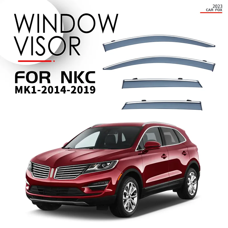 

Для Lincoln MKC MK1-2014-2019 пластиковый козырек для окна вентиляционные оттенки Защита от солнца дождя 4 шт./SE для Lincoln MKC MK1-2014-2019