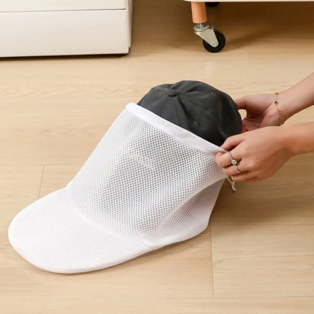 Anti Deformation Washer Hat Bag Portable Baseball Cap Hat Washer Small Clothes Laundry Wash Bags for Washing Machine 2