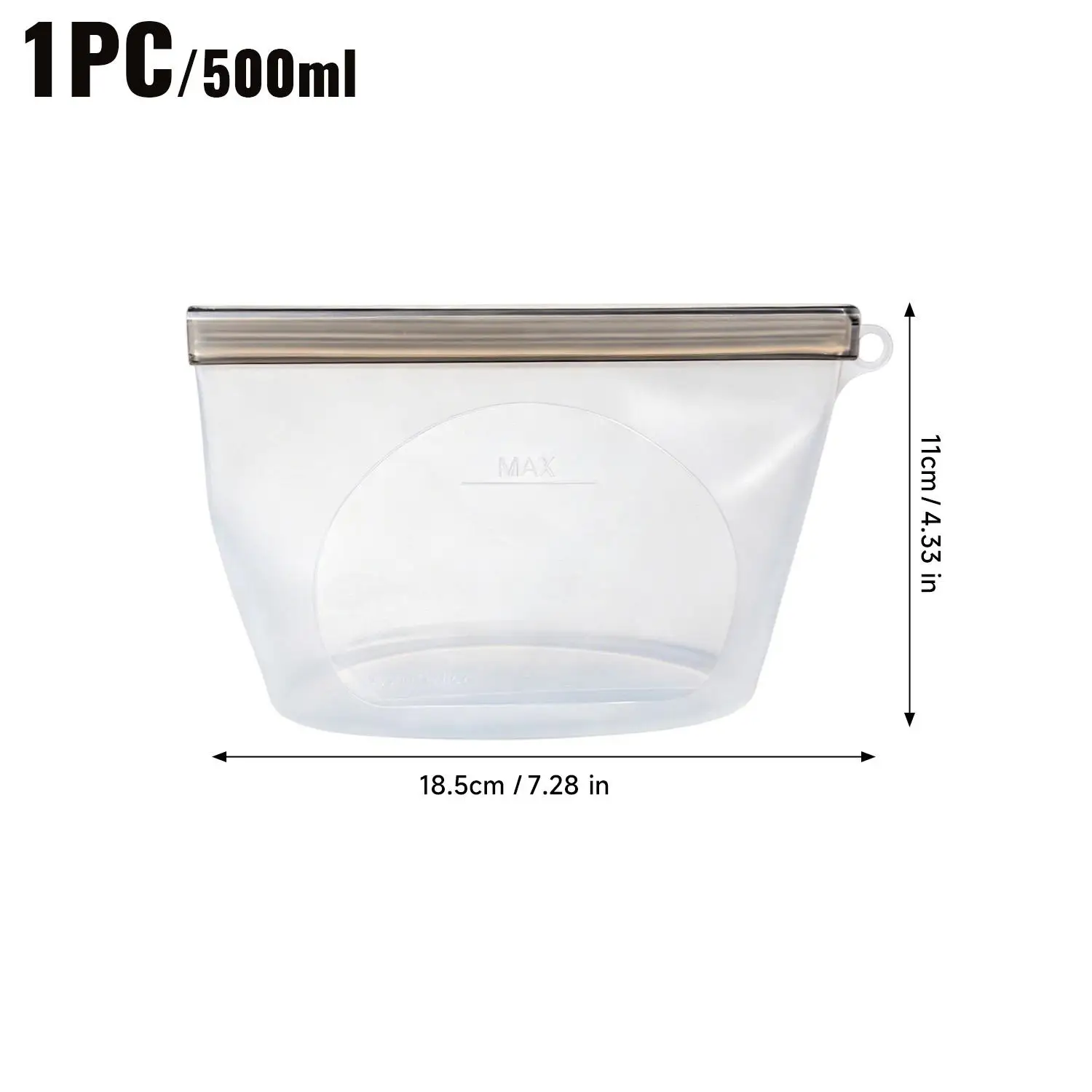 Reusable Airtight Silicone Food Preservation Bags - Food Grade Storage for Vegetables, Liquids, Snacks, and Meats