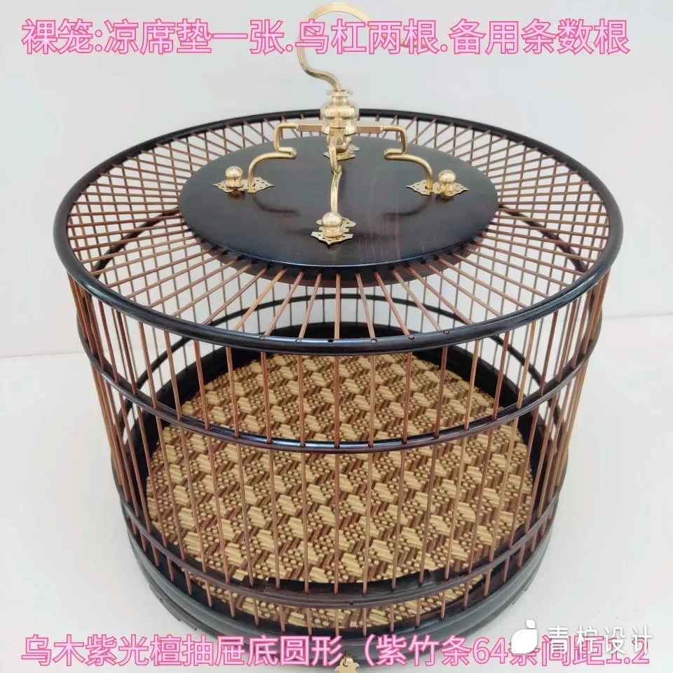 Wooden Large Bird Cages Vintage Luxury Parrot Small Budgie Bird Cages Portable Canary Breeding Vogelkooi Birds Supplies
