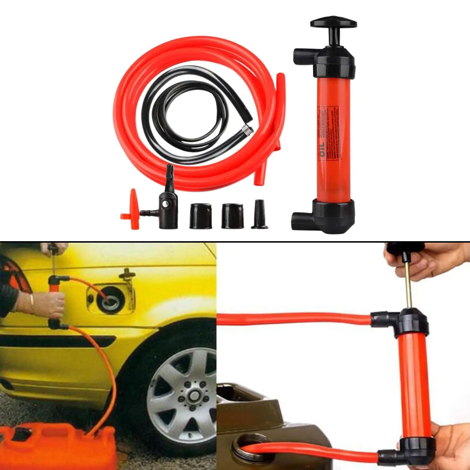 

Переносной Насос Siphon с трубчатым разъемом, ручной воздушный насос, портативный, подходит для бензинового масла