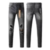 New High Quality Ksubi Cross Jeans American High Street Vintage Fringe Ripped Jeans Men Women Fashion Slim Low Rise Jeans 4