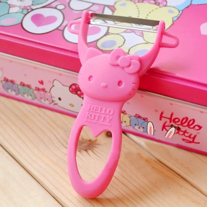 Hello Kitty Fruit Knife Paring Knife Cute Cartoon Kid Girl Women Stainless Steel Kawaii Fruit Slicing Kitchen Accessories