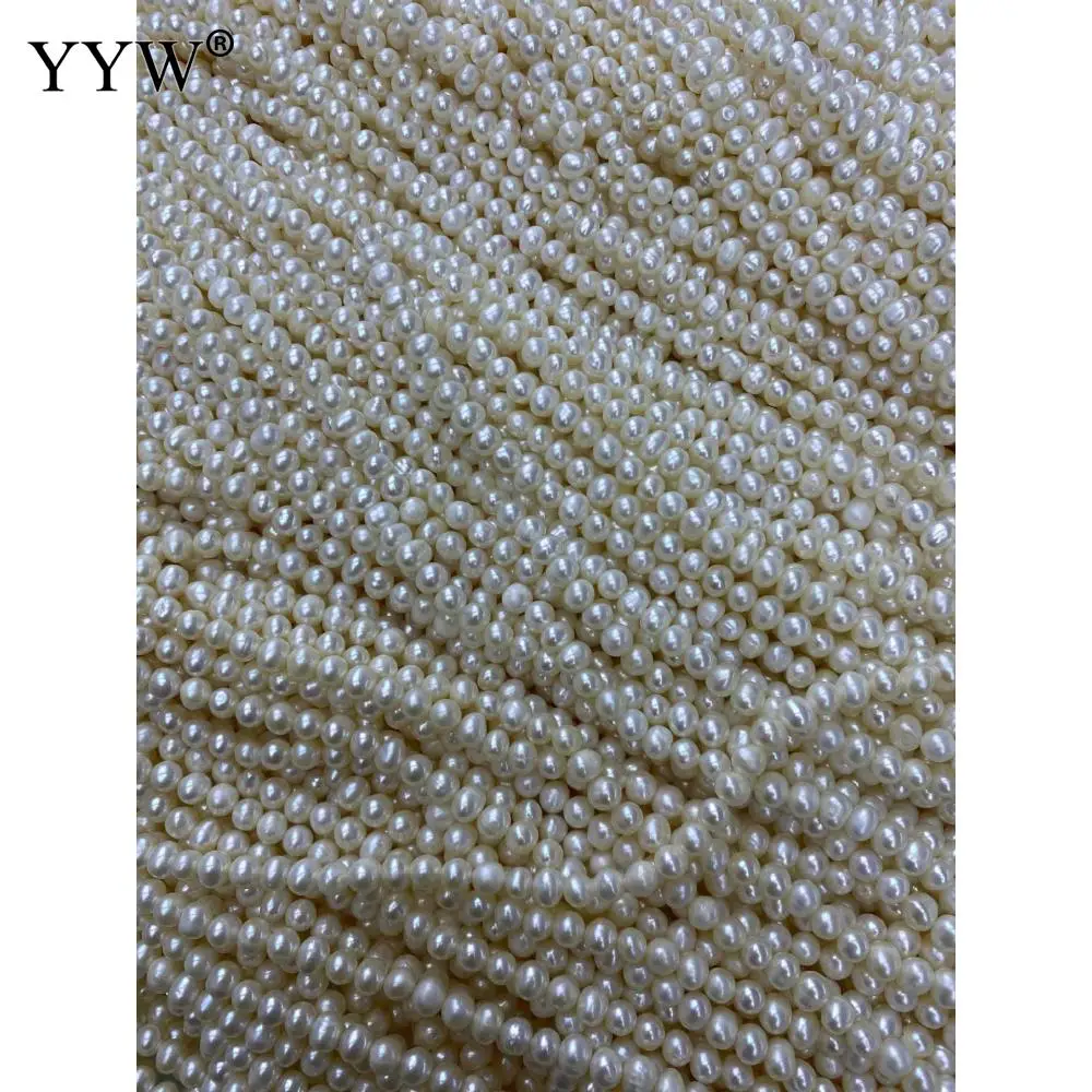 100% Natural Freshwater Cultured Pearls Beads Round 4-5mm Natural Pearls for Jewelry Making DIY Necklace Bracelet Accessories
