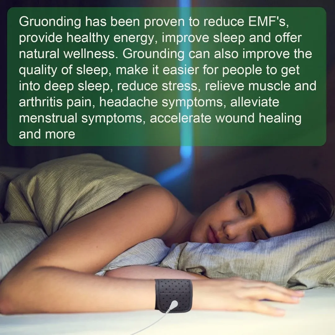 Grounding Strap, Grounding Wristband Protection for Men and Women, Grounding therapy wrist support brace, Grounding Conductive 3