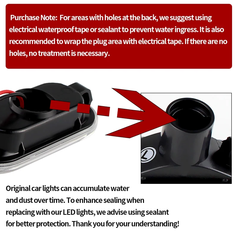 2PCS For VW Transporter T5/Multivan Caravelle Amarok Bora Golf3/4 Lupo Vento Dynamic LED Side Marker Signal Light Indicator Lamp