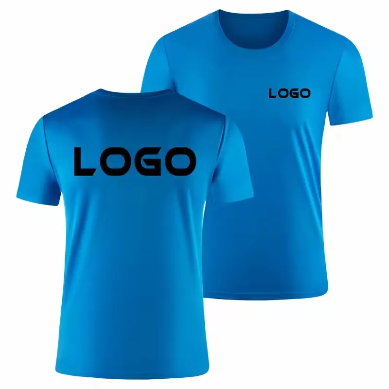 Sample Cost For T-shirt Custom Printed Quick-drying T-shirt Summer Breathable Sports Tops Comfortable T-shirt Top Tees Women Men 4