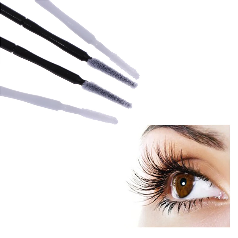 100PcsProfessionalDisposableEyelashExtensionMicroBrushApplicator