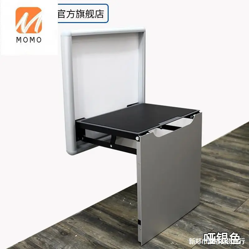 Folding Shoe Changing Stool Chair Wall-Mounted Wall-Mounted Home Doorway Hallway Corridor Footstool Home Hiding Folding Chair myanmar rosewood square stool new chinese style solid wood low stool pterocarpus macrocarpus shoe changing stool rosewood