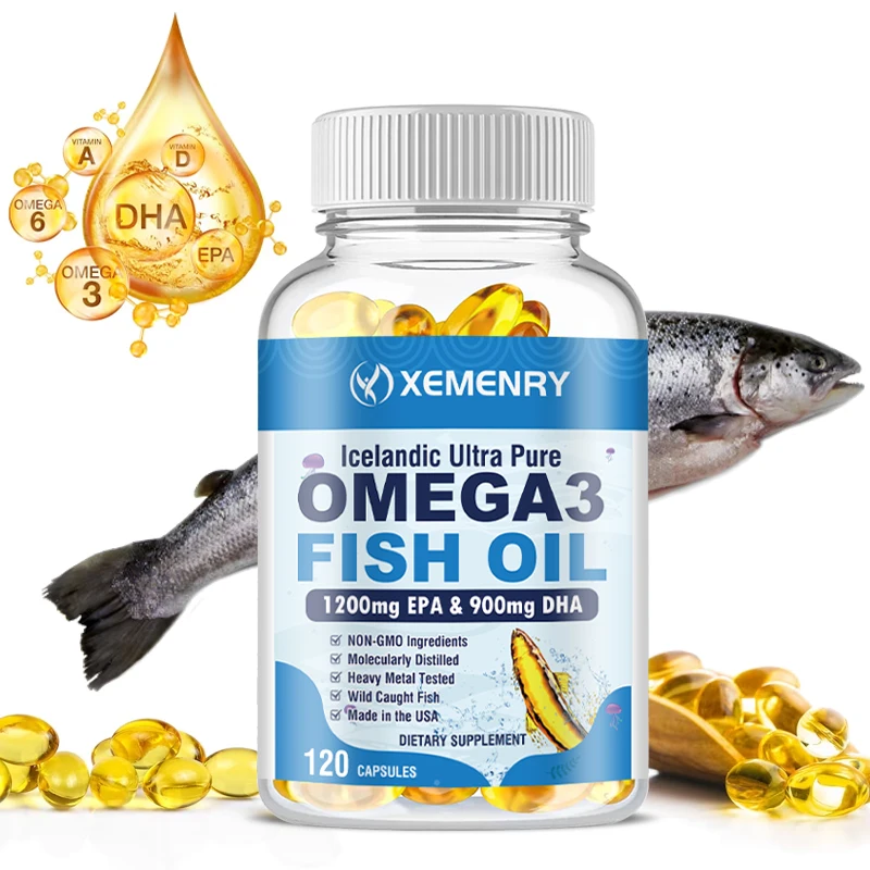 

Omega 3 Fish Oil | Joint Help, Skin Immune Support, Nutritional Health Supplement