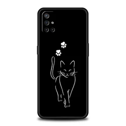 Black Cat Line Design Phone Case - Sleek and Stylish Cover for OnePlus Nord CE 5G (A1)