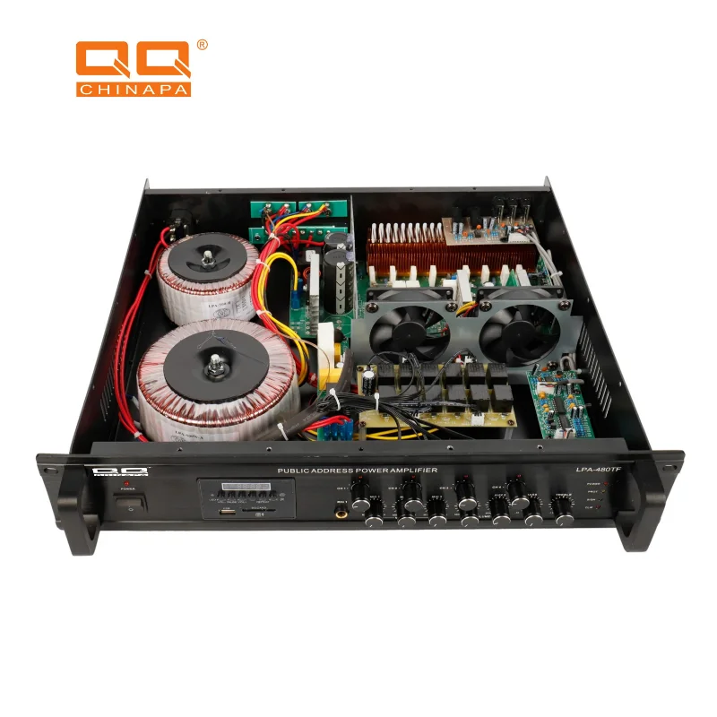 

QQCHINAPA 100W Sound System 5.1 Power Amplifier with Blue Tooth,FM,4 Zone