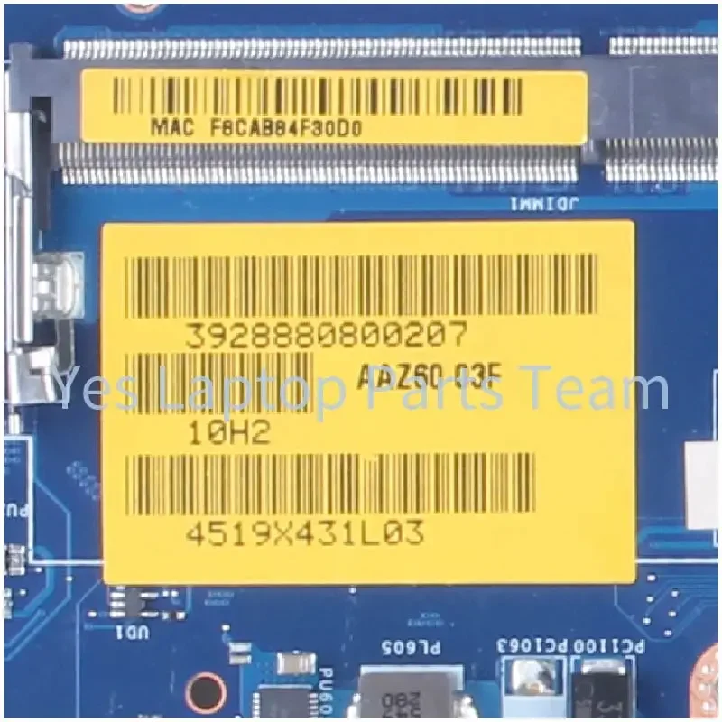 AAZ60 LA-C461P For DELL Latitude 14 E7470 7470 Laptop Mainboard