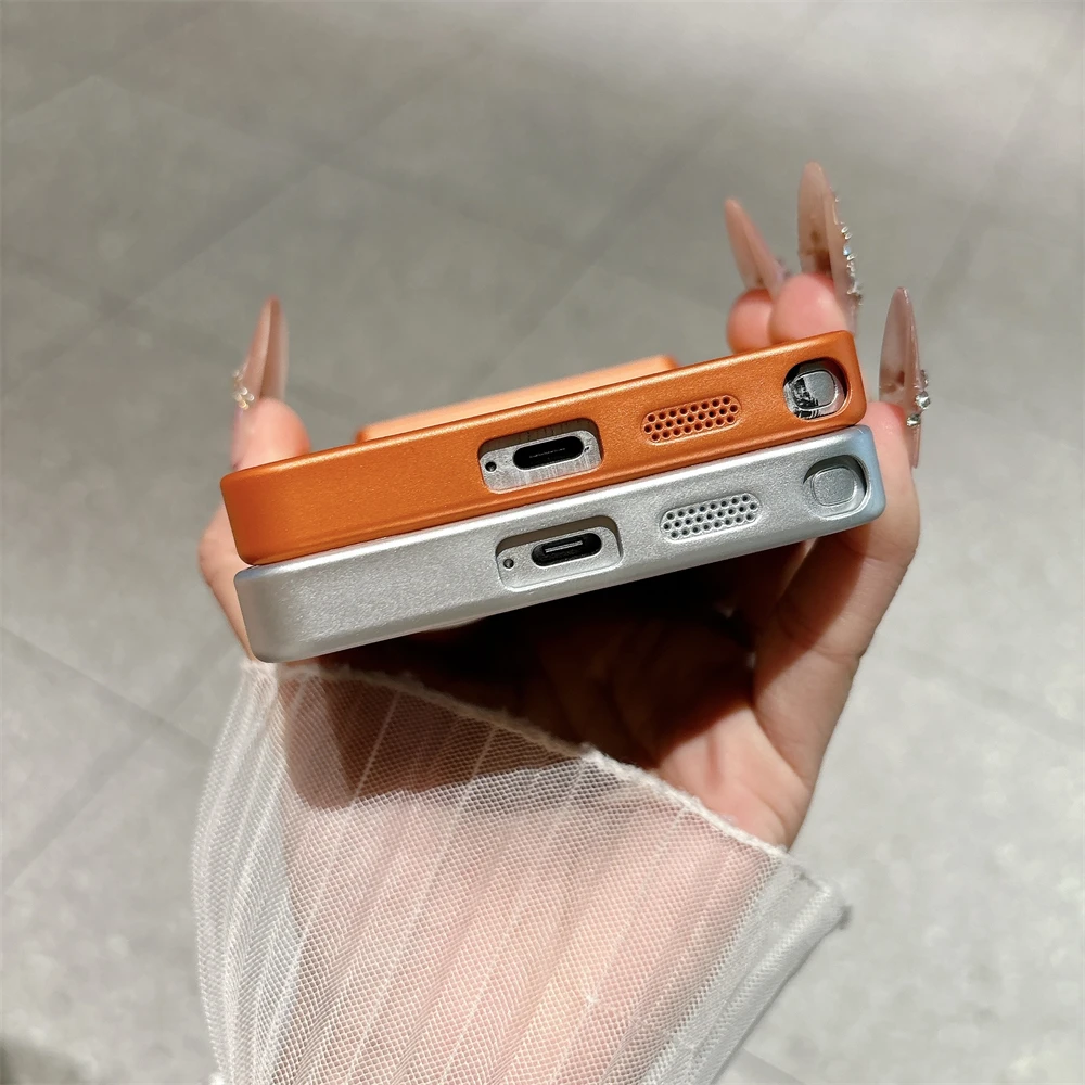 Luxury Dazzling Aurora Phone Case with Large Window & Camera Protection